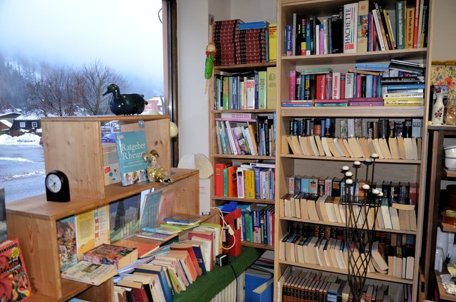 Wie in einem richtigen Büchergeschäft...