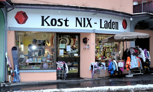 Immer dienstags und donnerstags kann man abholen und spenden