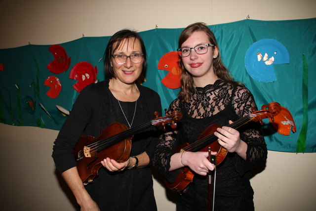 Ihr Debüt feierte Schülerin Anna Wuchse mit Lehrerin Eva Ritter.