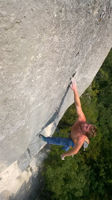 Moritz Trichtl sicherte sich den Landesmeistertitel in Lead und Speed. | Foto: Trichtl