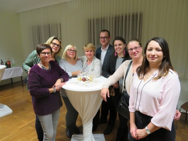 Ortschef Andreas Gradwohl war beim Neujahrsempfang der Wirtschaft einmal mehr "Hahn im Korb". | Foto: Gemeinde Sieggraben