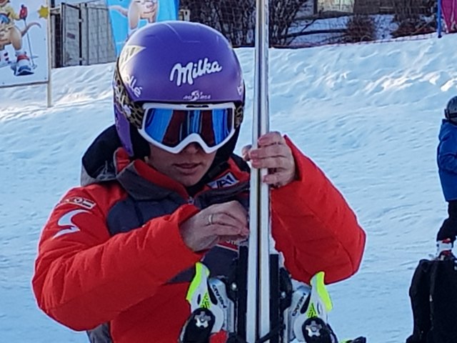 Anna Veith schaute in Obdach vorbei. Foto: Taucher