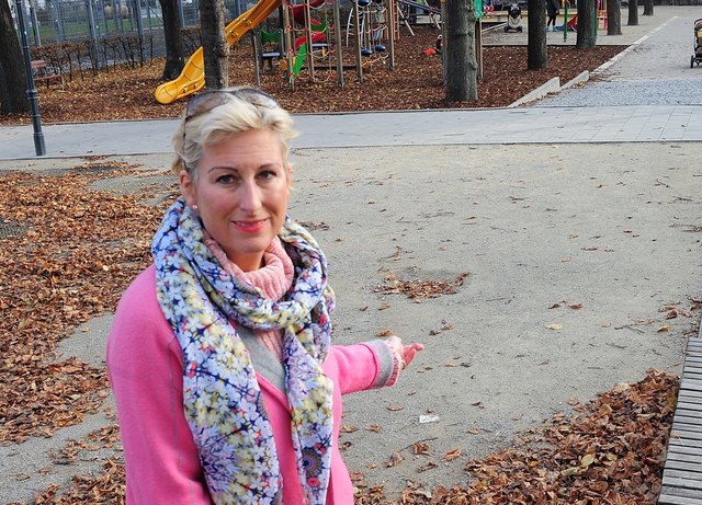 Christina Schlosser (ÖVP) will den Weghuberpark als Standort.