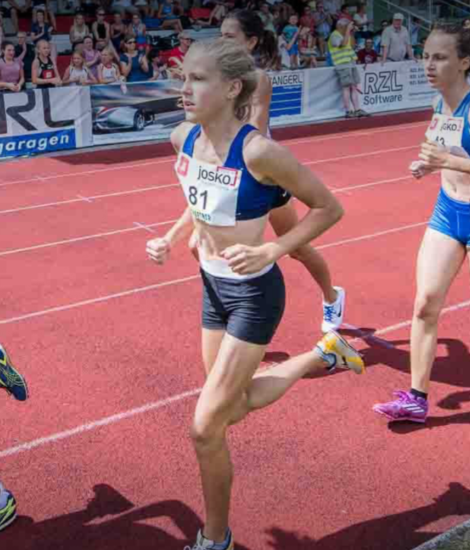 Sophia Carmen Gruber-Pandion kürte sich zur Vizestaatsmeisterin im Mehrkampf der U14.