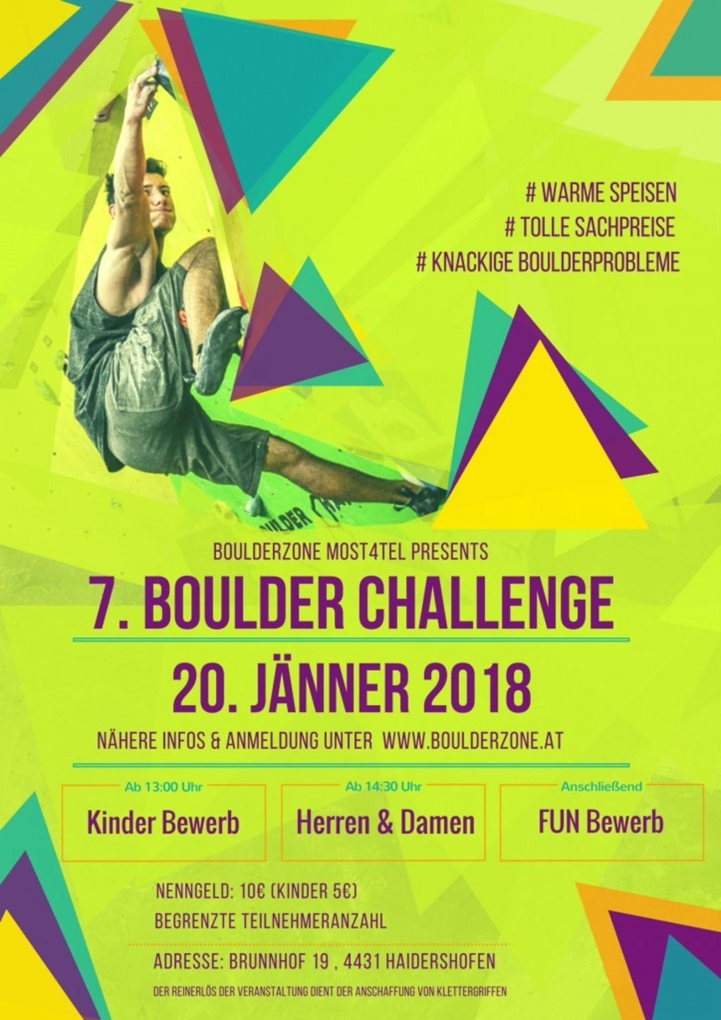 7. Boulder Challenge in Haidershofen Steyr & Steyr Land