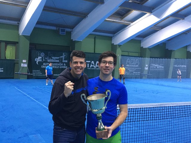 Christopher Herzog und Philipp Gratzer konnten sich beim ersten gemeinsamen Antreten den Sieg im Masters holen.