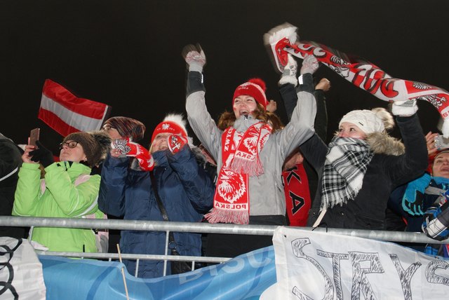 Polnische Fans jubelten ihrem Kamil zu.