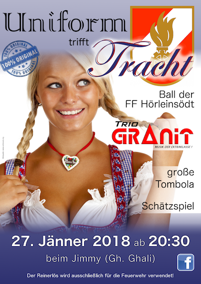 Uniform trifft Tracht