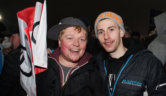 Peter und Peter reisten aus St. Wolfgang zum Tourneefinale an.