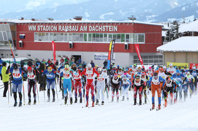 Bei der "Tour de Ramsau" starten über 700 Teilnehmer aus 17 Nationen. | Foto: photo-austria.at