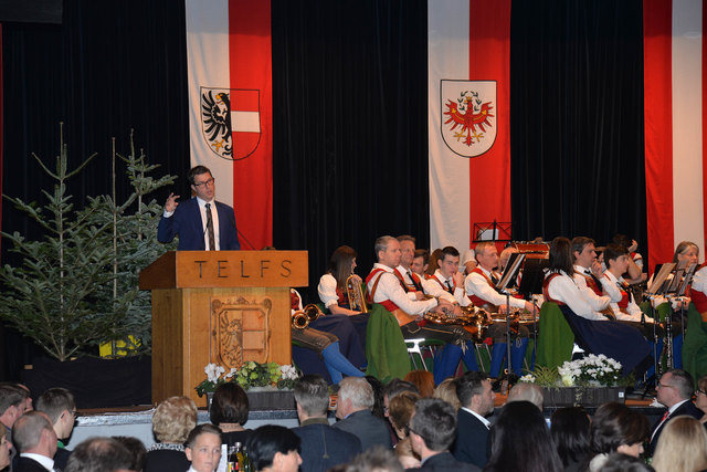 Bgm. Christian Härting bei der Neujahrsansprache | Foto: Dietrich
