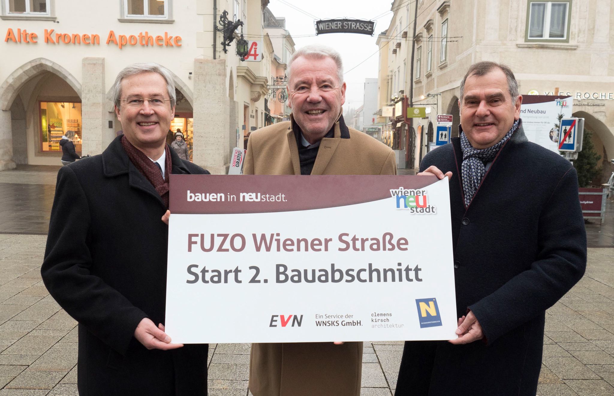 Wiener Neustadt Umgestaltung der Wiener Straße zweite Bauphase
