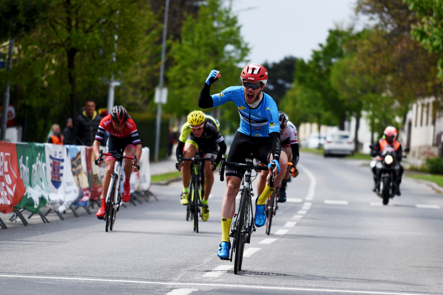 Lukas Schlemmer konnte 2017 die Burgenland-Rundfahrt gewinnen und tritt auch heuer für Wels in die Pedale.