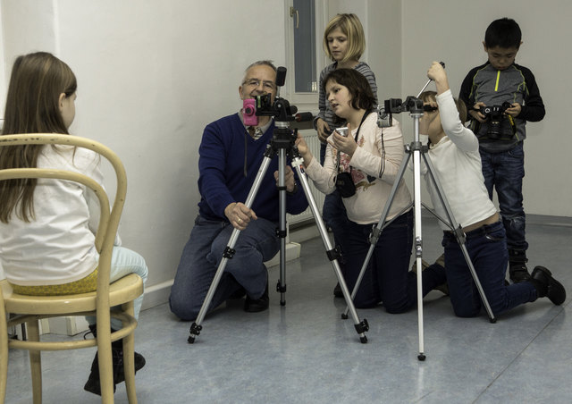 Die jungen Fotografen bei der Arbeit. | Foto: Naturfreunde Leoben Sektion Foto