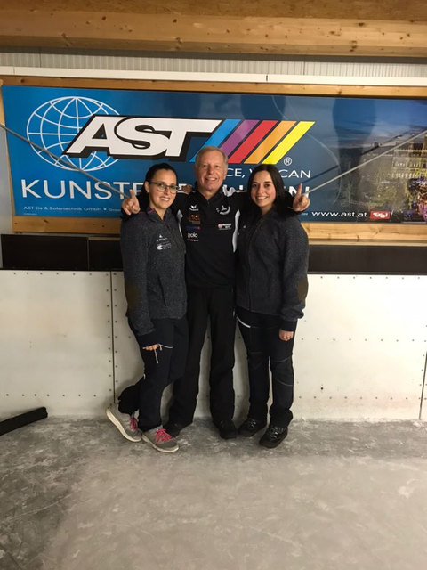 v.l.: Lisa Adler, Harald Felsberger und Lisa Wagner vom SC Breitenwang. | Foto: SCB