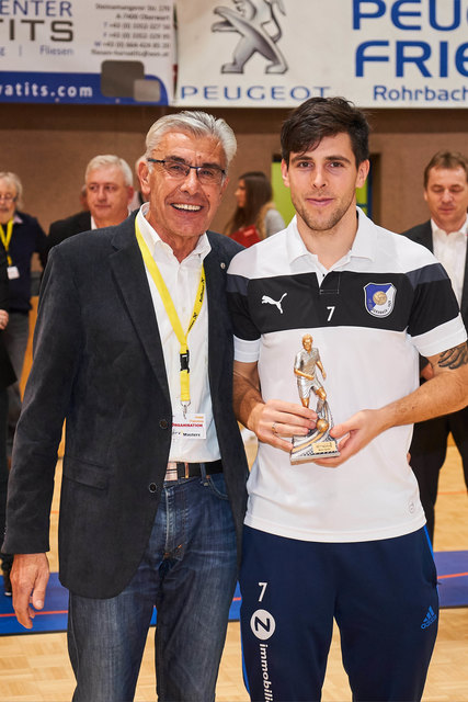 Stegersbachs Daniel Siegl wurde zum besten Spieler des Turniers gewählt.