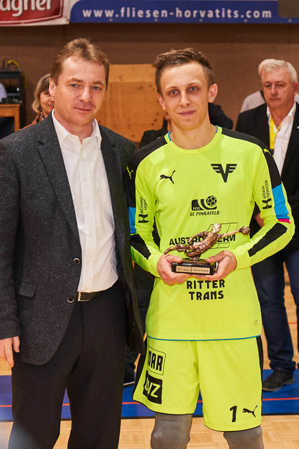 Pinkafelds David Kayer wurde bester Torhüter.