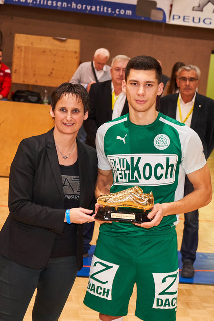 Mit elf Toren wurde Luca Pisacic vom SV Mattersburg Torschützenkönig.