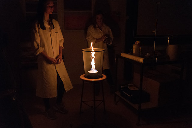 "Feuertornado" im Physiksaal | Foto: BORG/HAS Jennersdorf