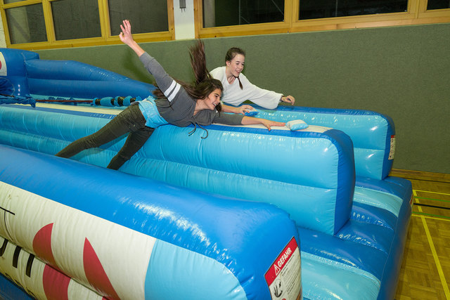 Spaß an der Bewegung im Turnsaal des Sportgymnasiums | Foto: BORG/HAS Jennersdorf