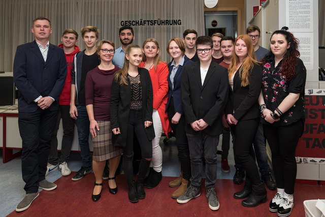 Das Team der Übungsfirma an der Handelsschule﻿ | Foto: BORG/HAS Jennersdorf