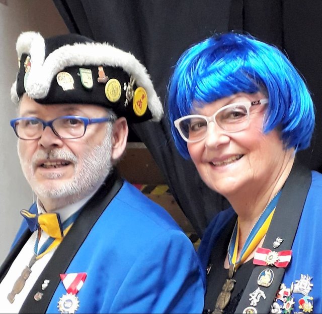 . . . . Das Präsidentenpaar . . .