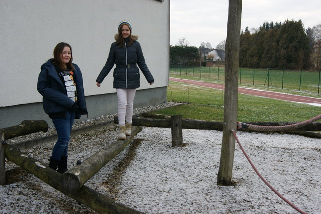 Balancieren im Außenbereich