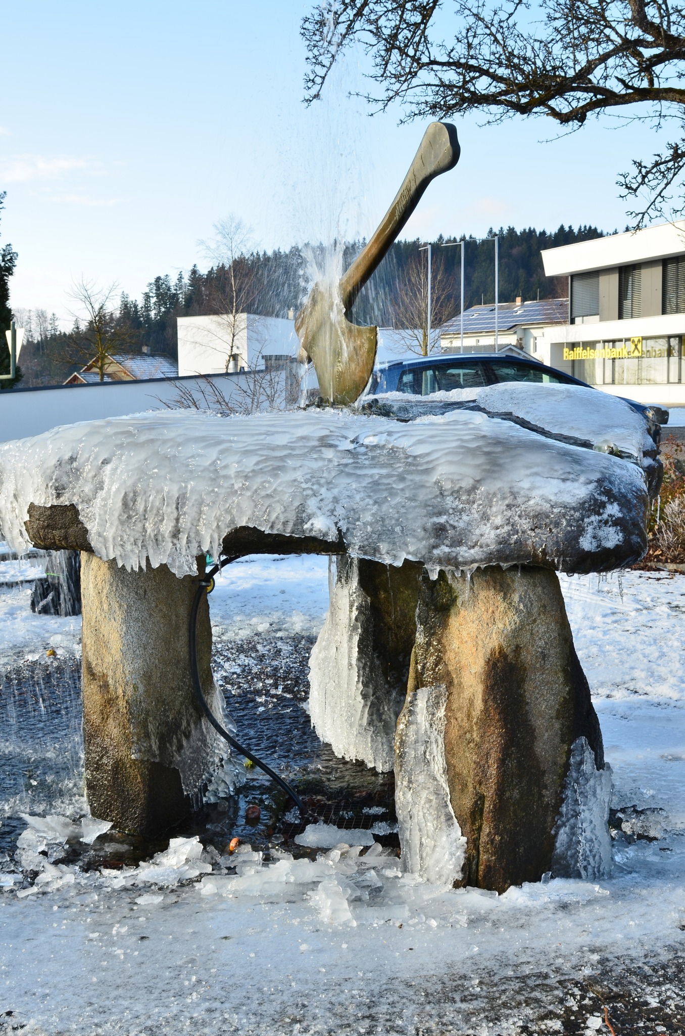 Denkmal in Eis - Rohrbach