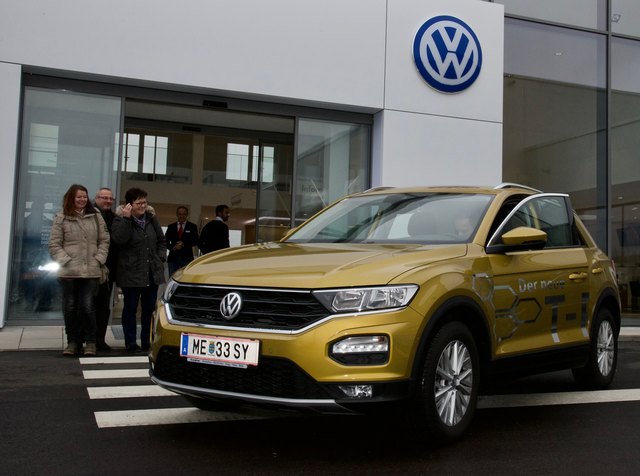 Das Highlight: Eine Probefahrt im neuen VW T-Roc