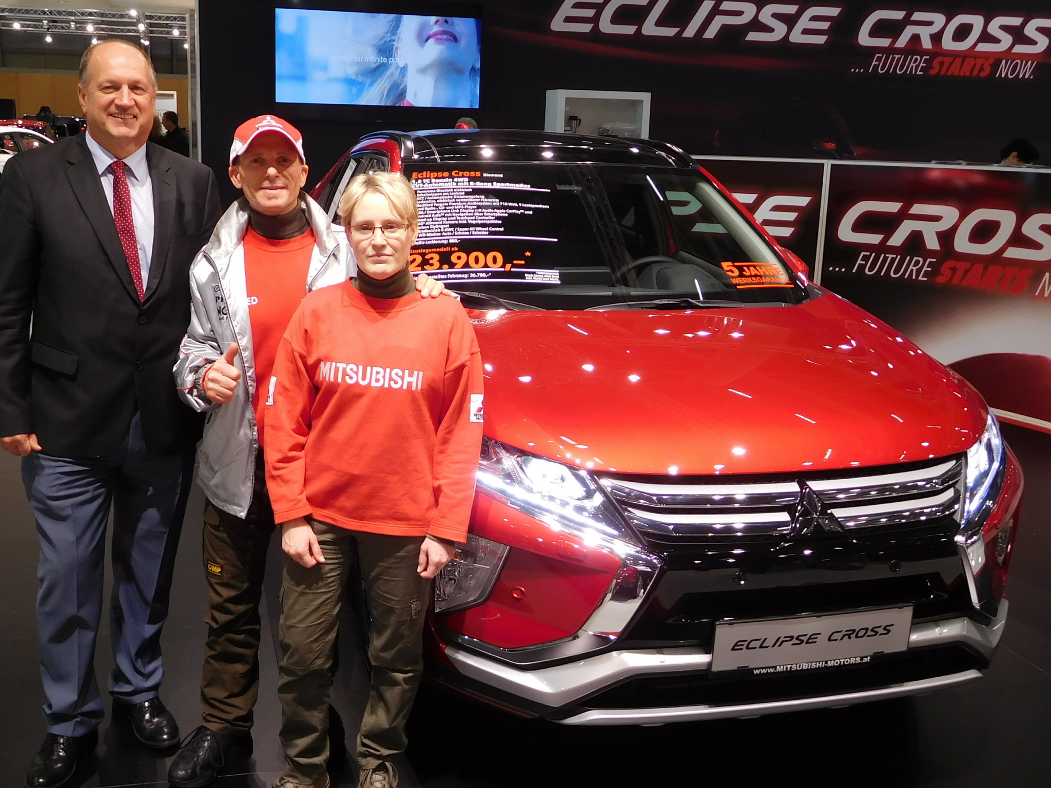 ExRennsportler Alfred Fries bei der Vienna Autoshow Krems