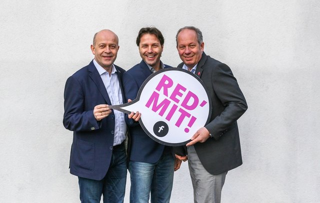 Die Neos-Kandidaten: Gabriel Hribar, Markus Unterdorfer-Morgenstern und Hermann Bärntatz | Foto: KK/Neos