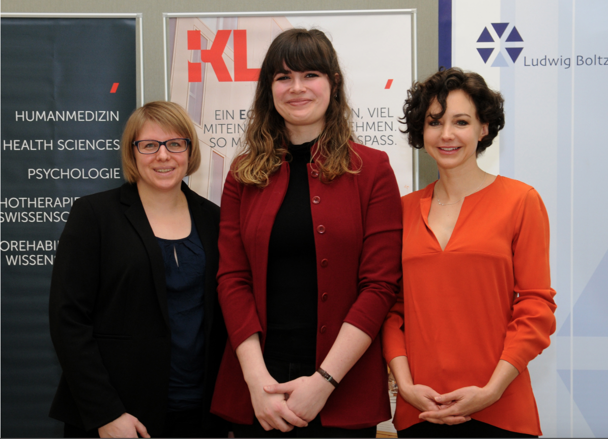 v.l.n.r.: Raphaela Kaisler, Lisa Kainzbauer, Beate Schrank