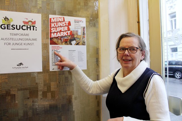 Aufgrund des großen Erfolges: Bei Herta Schlemmer findet der zweite Währinger Mini-Kunstsupermarkt statt.