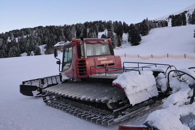 Ein eigenes Pistengerät sorgt für eine täglich präparierte Piste
