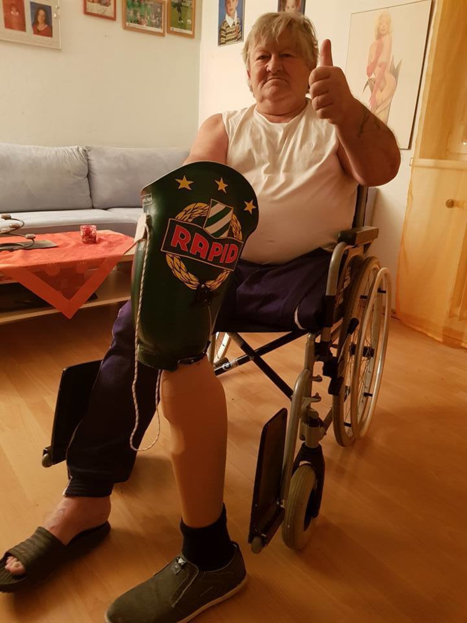 Rapid-Fan durch und durch - Wiener Neustadt