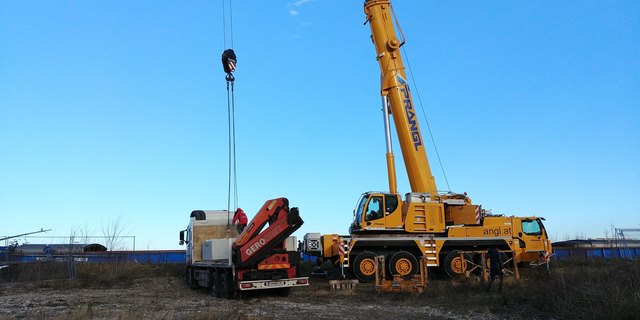 Hier wurden die Betonteile verladen. | Foto: Gerocret