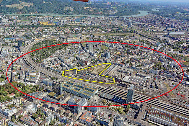 Stadt der kurzen Wege – das zentral gelegene Stadtviertel könnte ab 2023 Platz für Wohnungen und Kleinbetriebe bieten. | Foto: Foto: Europan14