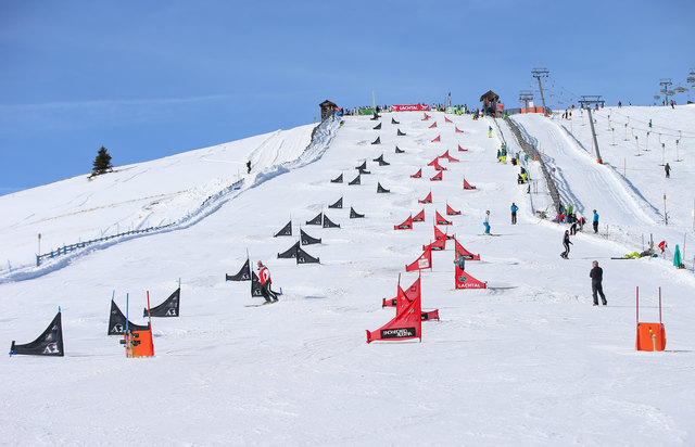 Der WM-Hang am Lachtal ist bereit für die Snowboarder. Foto: GEPA pictures/Walgram