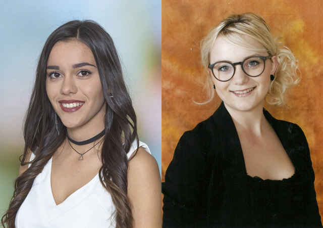 Semina Malovčić (links) ist Schülerin der Praxis-HAK Völkermark und Stefanie Lippnig hat sich für eine Lehre entschieden | Foto: KK