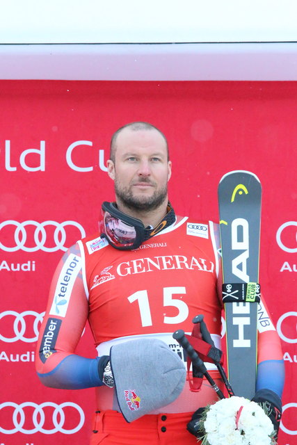 Norwegens Skikönig, Aksel Lund Svindal, gewann mit 0.50 sec. Vorsprung auf seinen Landsmann Kjetil  Jansrud