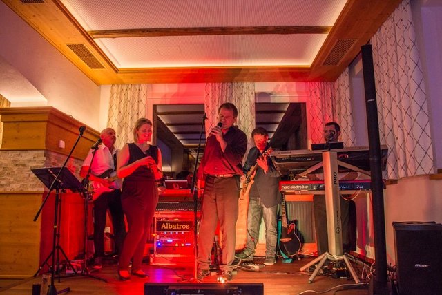 Die Band "Albatros" spielte auf | Foto: RK Golling / Stefan Pichler