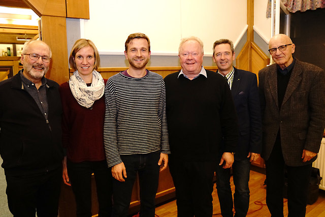Josef Gracher, Eva und Bernhard Wolfsgruber, Walter Steiner, Herbert Lobak, Hellmuth Drewes | Foto: KK/Singkreis Porcia