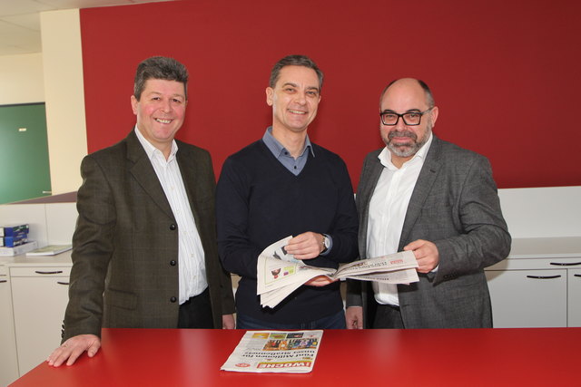 Viel Arbeit wartet: NRAbg. Klaus Uwe Feichtinger, LAbg. Wolfgang Dolesch und Regionalgeschäftsführer Hans Hammer (v.r.).