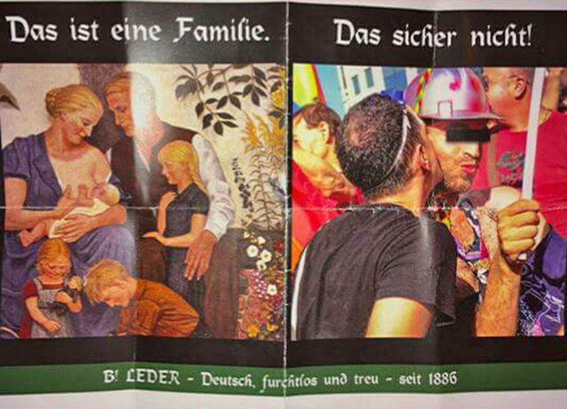 Das ominöse Flugblatt der Burschenschaft "Leder": Die "Jungen Grünen" sehen darin NS-Propaganda. | Foto: Junge Grüne