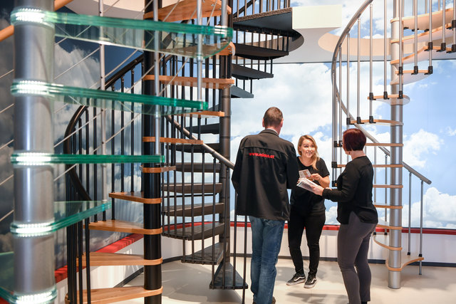 Das kann Minka: Jährlich werden mehr als 120.000 Treppen produziert und weltweit in über 40 Länder geliefert.