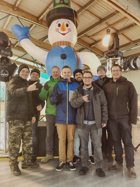 Das Organisationsteam der Marchtrenker Eisdiscos freut sich bereits auf das nächste Jahr. | Foto: B STEGH
