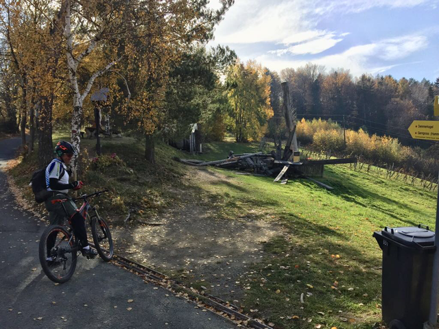 Der Klapotetz wurde vom Sturm zerstört.