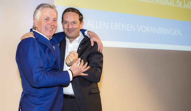 (c) 2018 - Politik, Landtagswahl 2018, ÖVP, Zukunftsgespräch Klagenfurt. - Bild zeigt: Kandidaten und Besucher