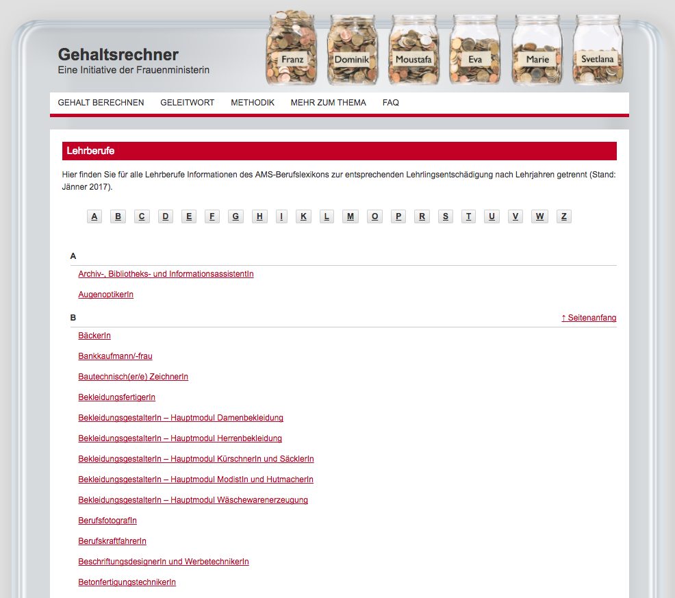 Alle Lehrberufe im (finanziellen) Überblick