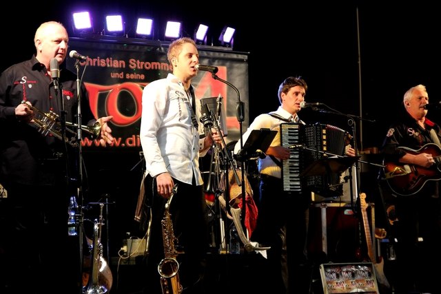 "Christiab Strommers Top 4" begeisterten mit Volksmusik- und Schlagerklängen.